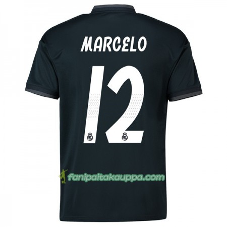 Jalkapallo Peliasut Real Madrid Marcelo 12 Vieras Pelipaita 2018/19 Lyhythihainen